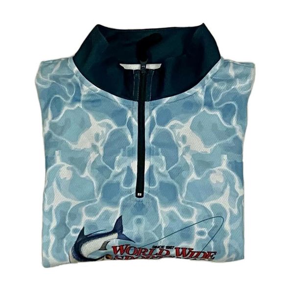 Bass Pro Shops Long Sleeve Shirt Dry Wick 1/4 Zip - Picture 7 of 7